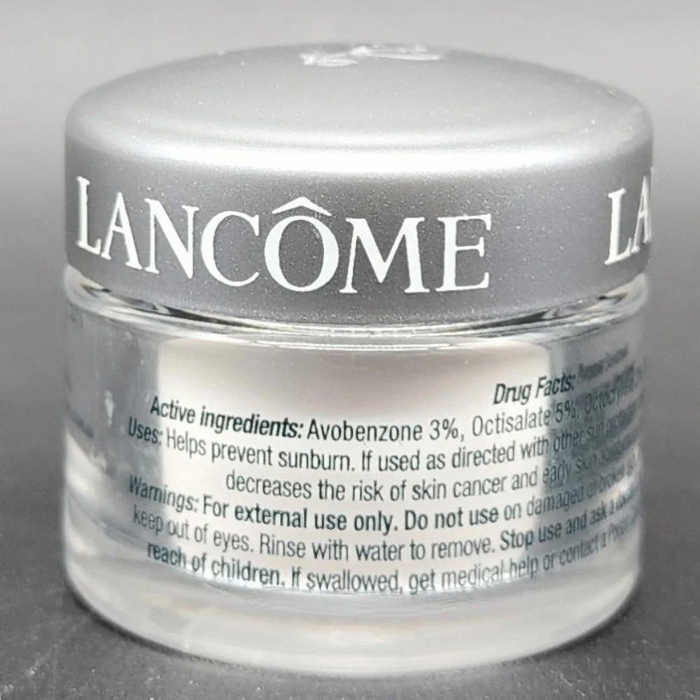 Lancome Mini Travel Size White Face Cream SPF Sunscreen Luxury Skincare Beauty